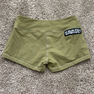 Savage barbell workout shorts